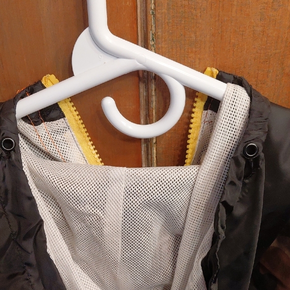 Orange and Black Hooded REBEL MINDS Jacket Size LARGE - Picture 4 of 4